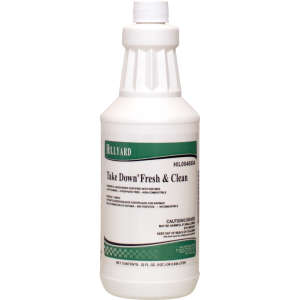 Hillyard, Take Down®, Deodorizer, Fresh & Clean, Liquid, 32 fl oz Bottle