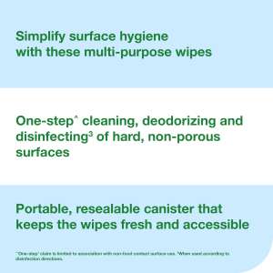 Tork, Everwipe Disinfectant Wipes,  75 Wipes/Container