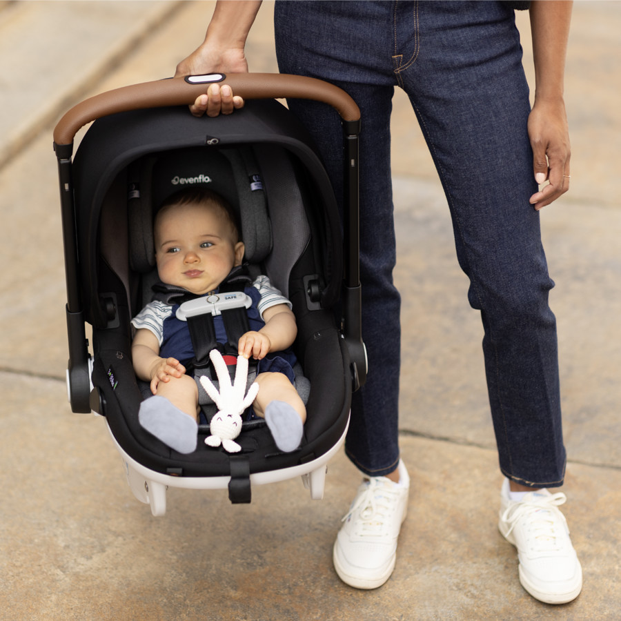 Shyft DualRide Infant Car Seat Stroller Combo w Carryall Storage and Green & Gentle Fabric