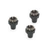 Brush Round Stainless Steel Set Of 3