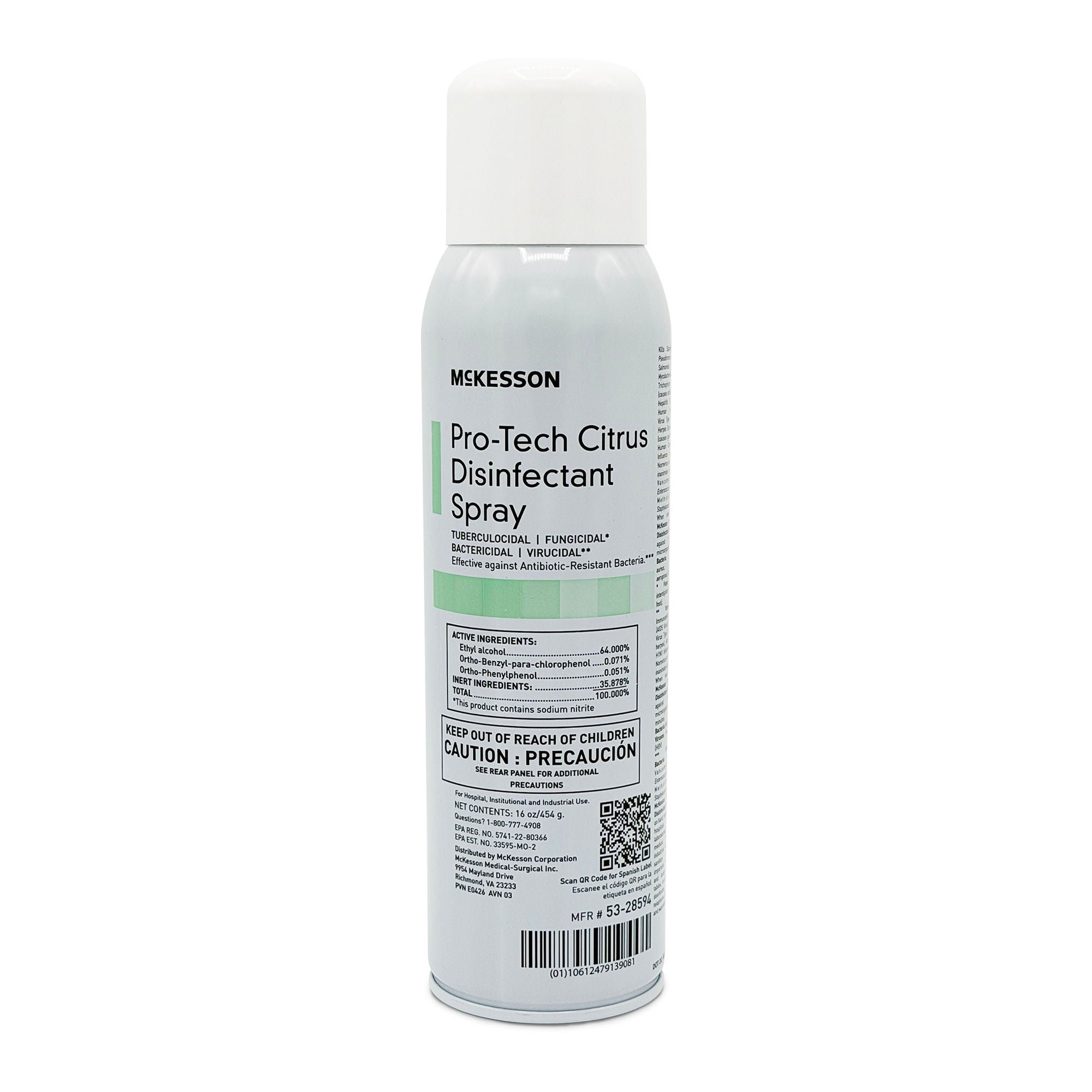 McKesson Pro-Tech Surface Disinfectant Cleaner Alcohol-Based Liquid Citrus Scent