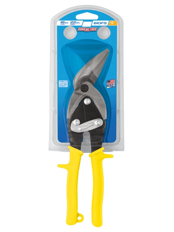 610FS 10-inch Offset Straight Aviation Snip