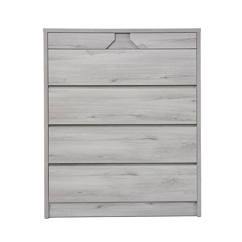 Product image of the  Sovereign Tallboy (5 Drawer), Washed Grey from Forty Winks