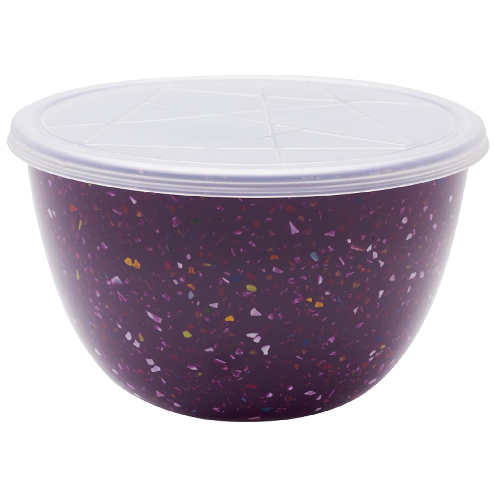Confetti 3 quart Bowl Set, Grape, 2-piece set slideshow image 1 Confetti 3 quart Bowl Set, Grape, 2-piece set slideshow image 1