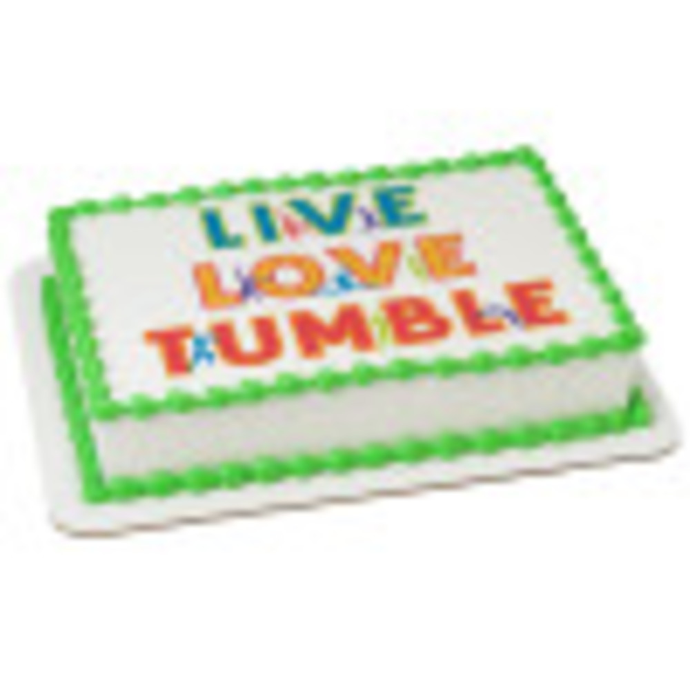 Order Live, Love, Tumble Edible Image® By Photocake® Cake From 