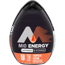 MiO Energy Tropical Fusion Water Enhancer Drink Mix with Caffeine & B Vitamins, 1.62 fl. oz. Bottle