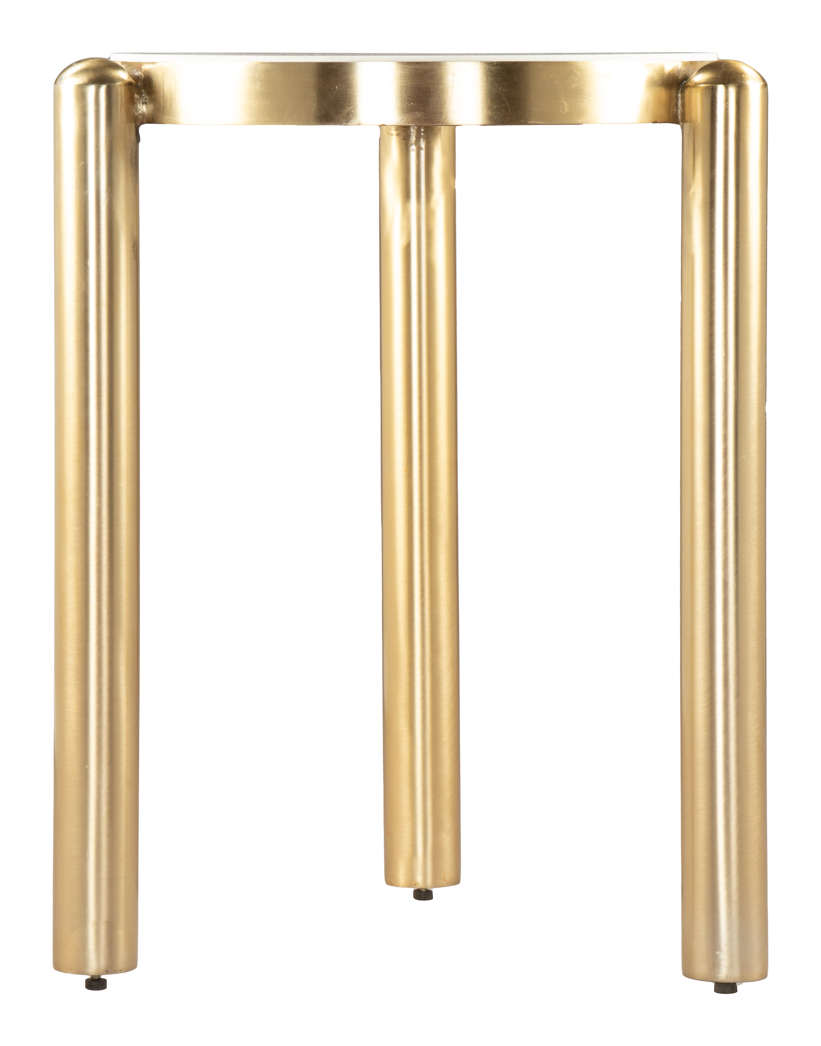 Noan Side Table White & Gold product image