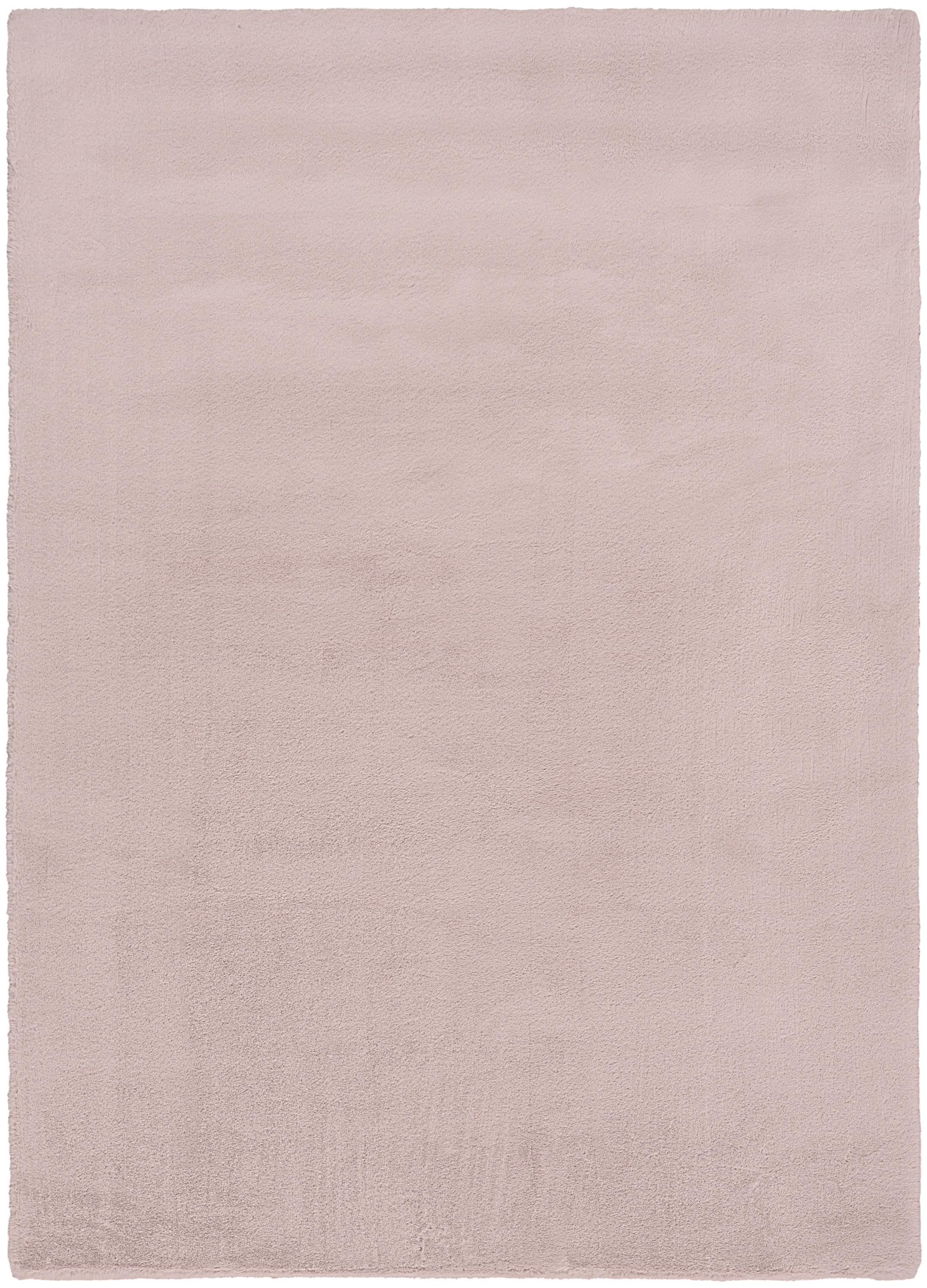 Nourison Soft Plush Rabbit Fur 4' x 6' Lavender Contemporary Indoor Rug