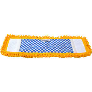 Hillyard, Trident, Premium Looped Microfiber Mesh Pocket Mop, 18"W, Yellow