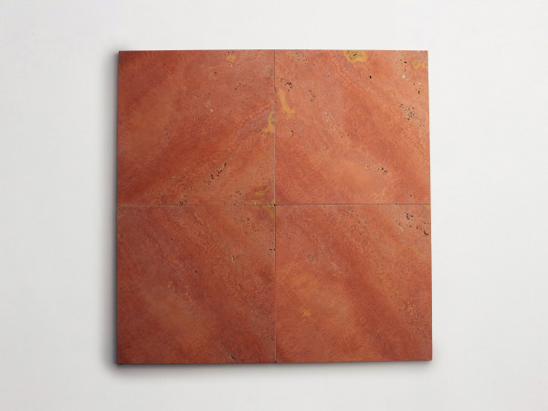 lapidary: grandioso | classique grand stout | red travertine | honed 