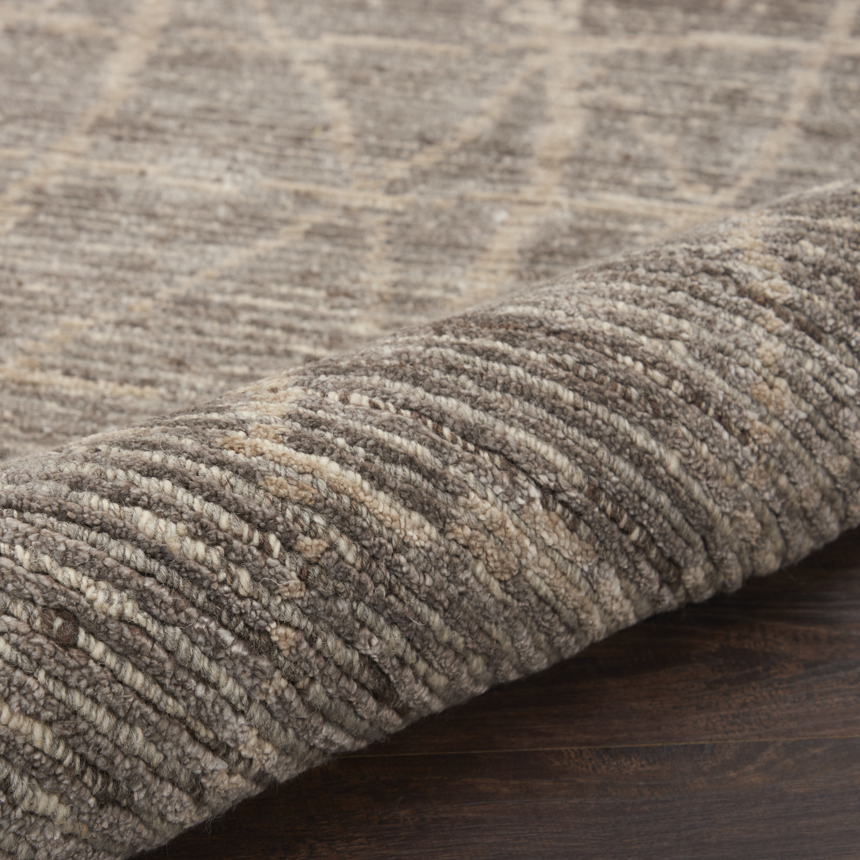 Nourison Ellora 7'9" x 9'9" Sand Scandinavian Indoor Rug