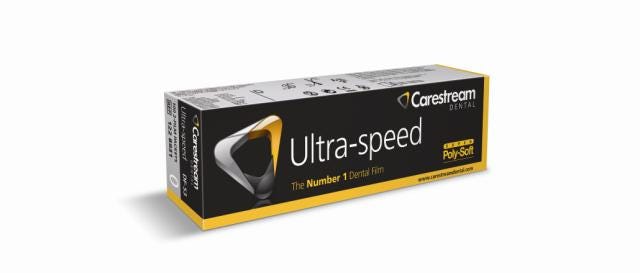 Carestream Dental Ultra-Speed -Periapical Film - SUPER POLY-SOFT Packets, double film packets - Size 0