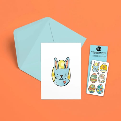 Easter Eggs Greeting Card