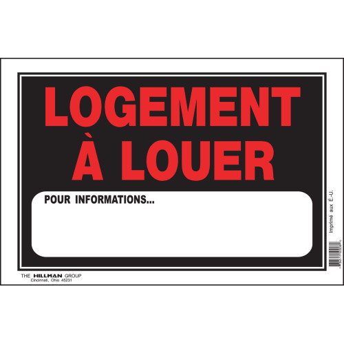 French Apartment For Rent Sign (8
