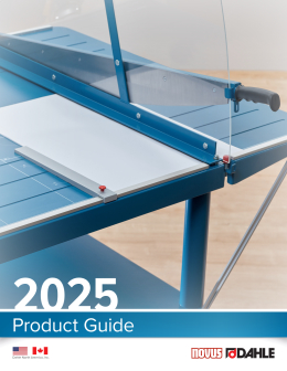 2025 Product Guide- Dahle and Novus