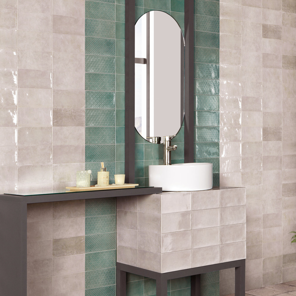 Sample – Camden Bone Ceramic Wall Tile