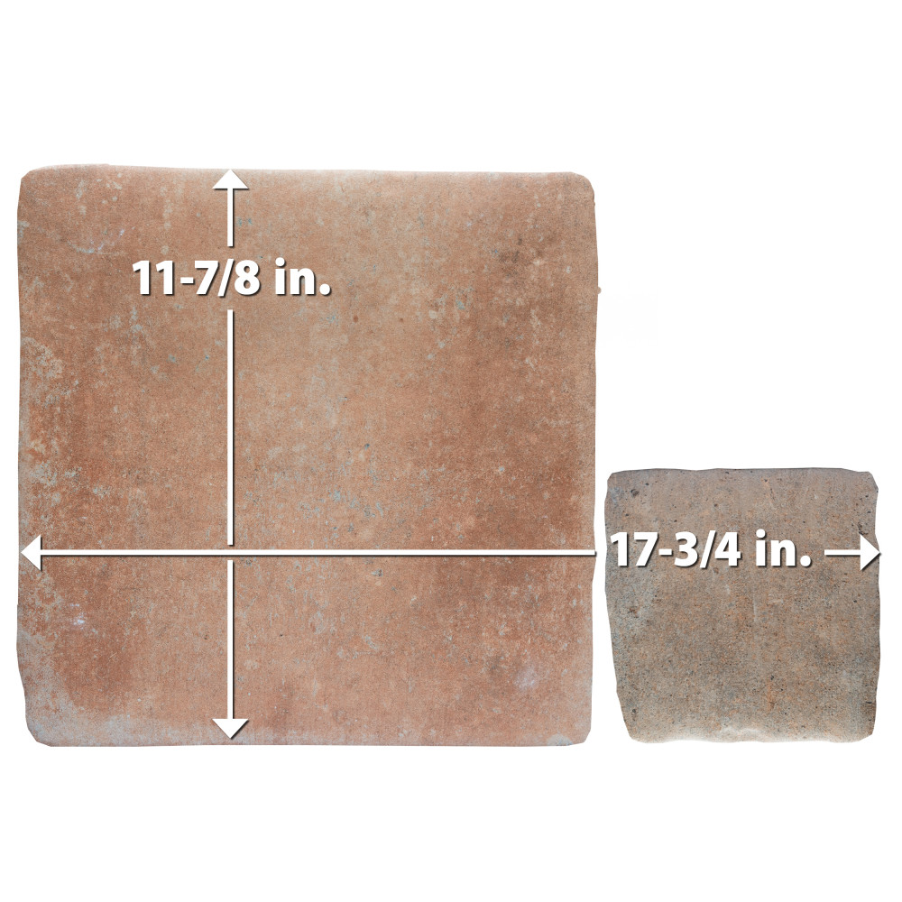 Benisa Marelle Cotto with Teja Taco 11-7/8 in. x 17-3/4 in. Porcelain Floor and Wall Tile