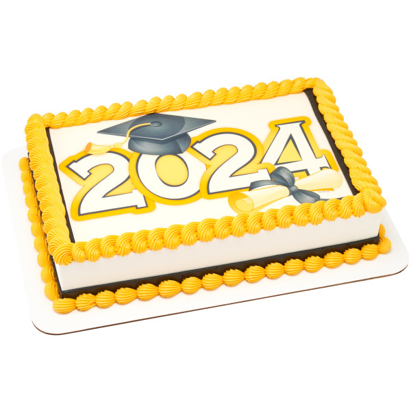 Traditional 2024 Grad PhotoCake® Edible Image®