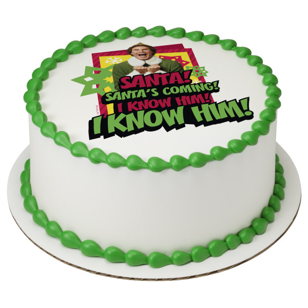 Elf the Movie Santa's Coming! PhotoCake® Edible Image®