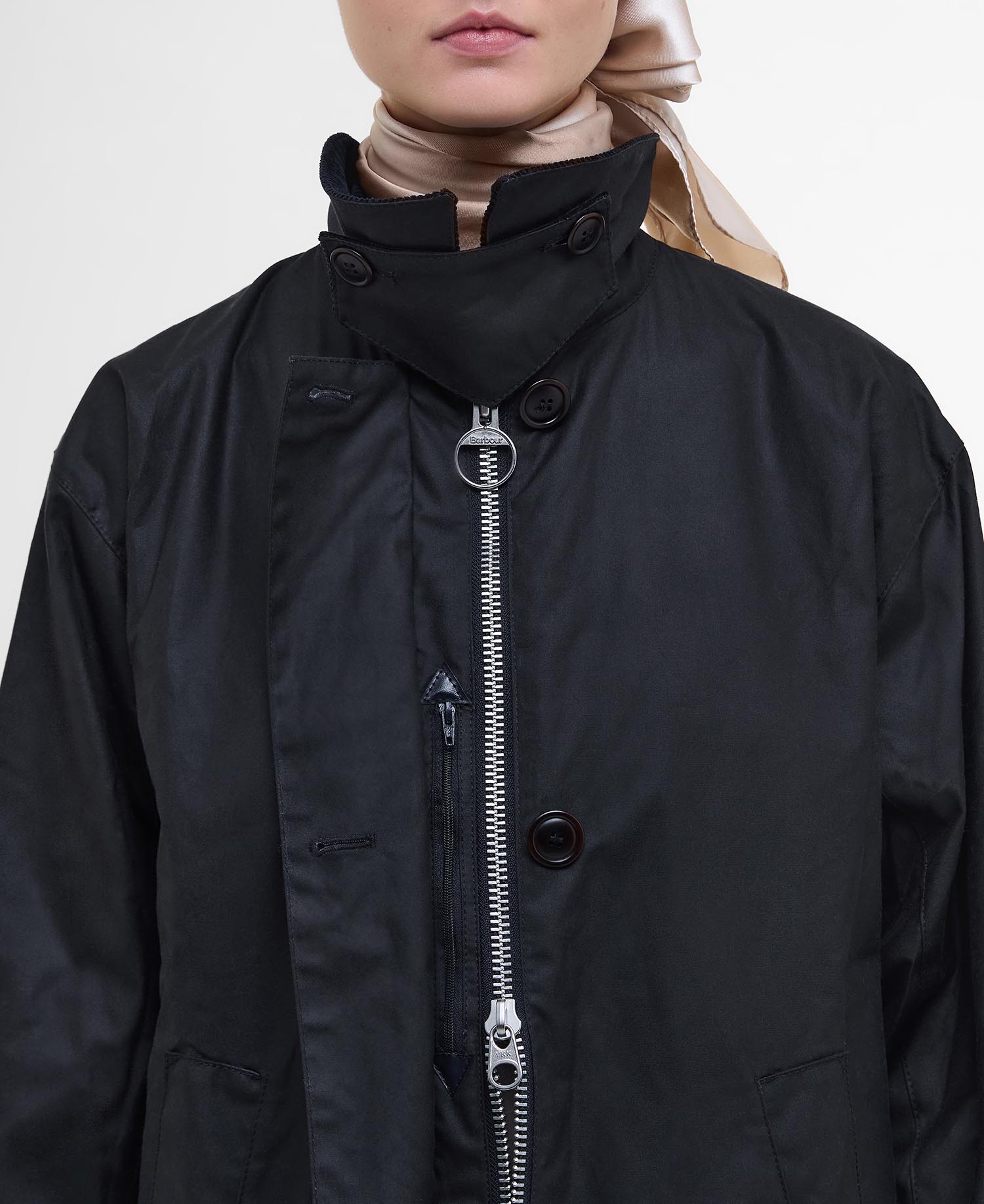 Giacca cerata oversize Loren Barbour The Edit by Alexa image number 5