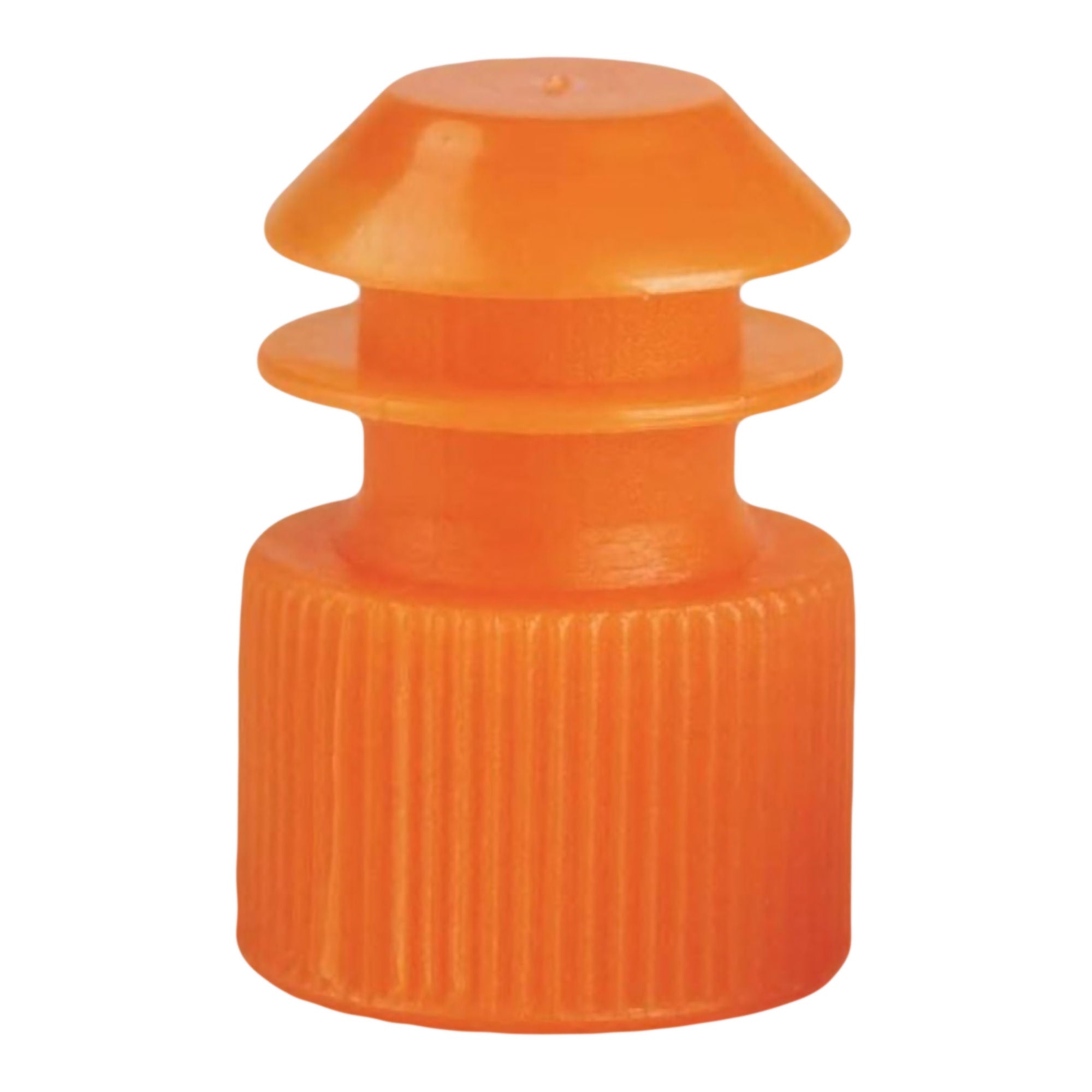 McKesson Flanged Plug Cap, Orange, Polyethylene for Use with 13 mm Tubes