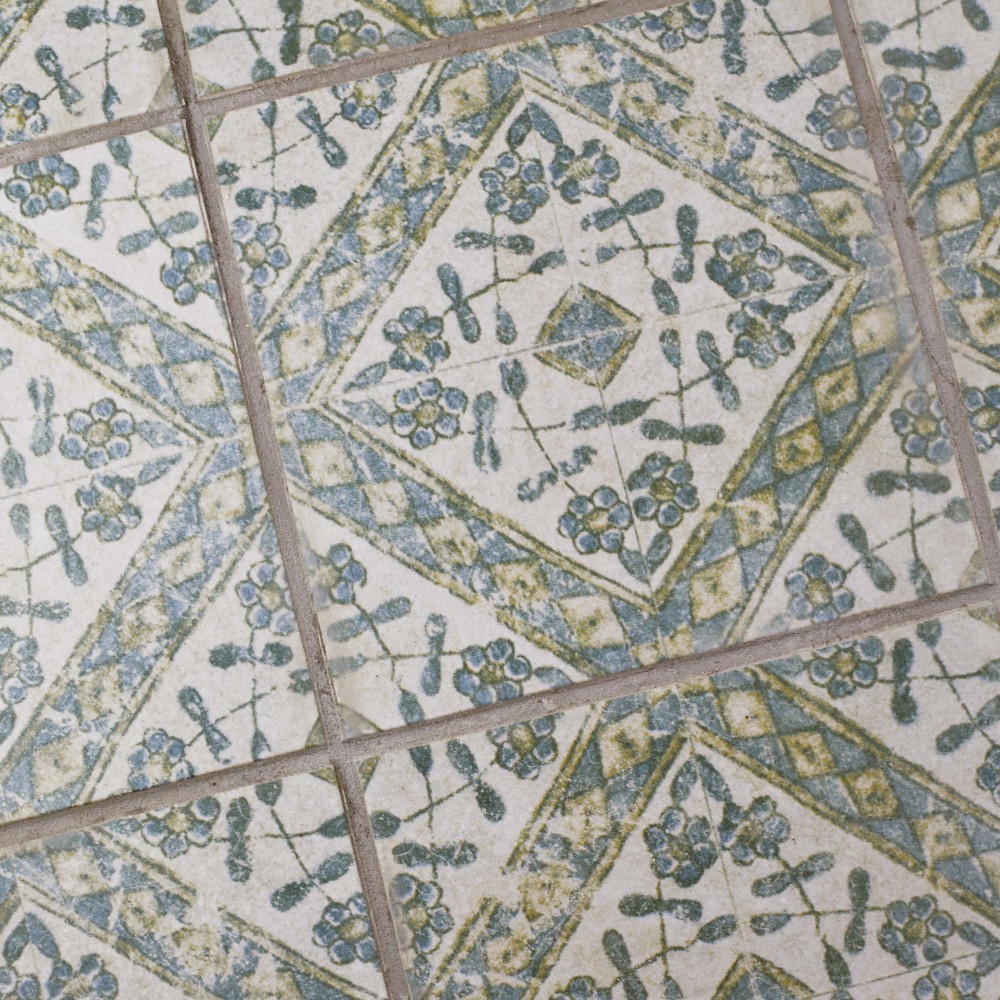 Klinker Retro Blanco Bergenia 12-3/4 in. x 12-3/4 in. Ceramic Floor and Wall Tile
