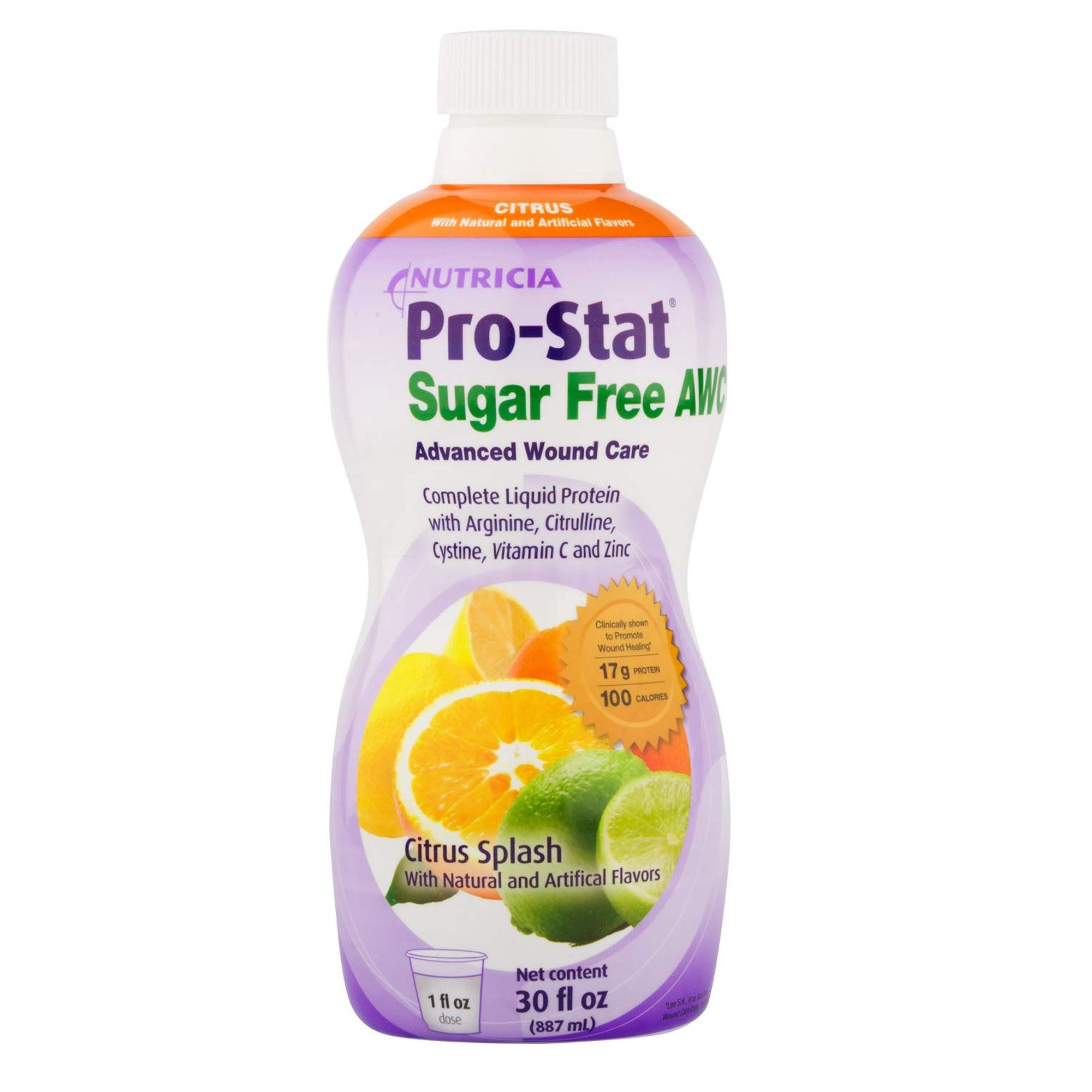 Pro-Stat Sugar Free AWC Citrus Splash Complete Liquid Protein, 30-ounce Bottle MK 780220