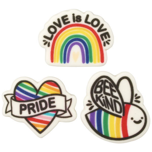 Pride Assortment Sweet Décor® Edible Decorations
