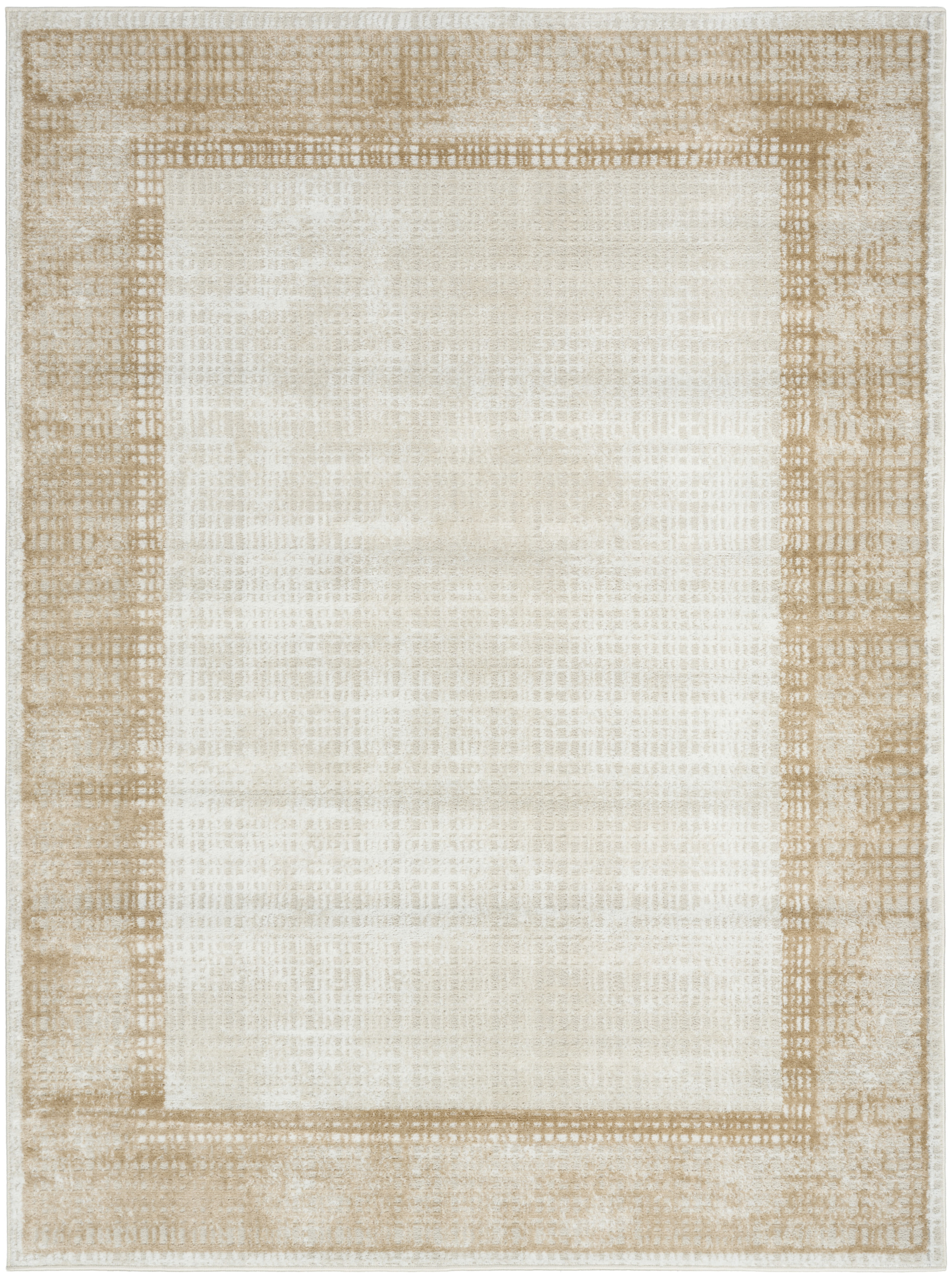 Nourison Dekor 4' x 6' Ivory Beige Modern Indoor Rug