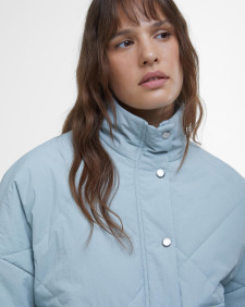Zola Quilted Jacket Light Steel Blue/Silver Birch
