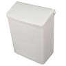 Impact, Plastic Sanitary Napkin Receptacle, White