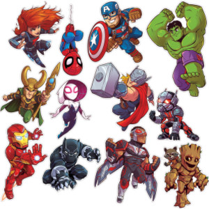 Marvel&trade; Super Hero Adventure 2-Sided Deco Kit