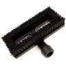 Carlisle, Sparta, 8in, Color Coded Swivel Scrub Brush, Nylon Bristles, Black