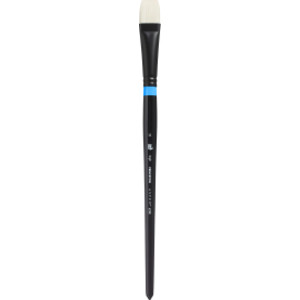 Aspen Series Long Handle Acrylic & Oil Paintbrush, Synthetic Bristles, Size 12