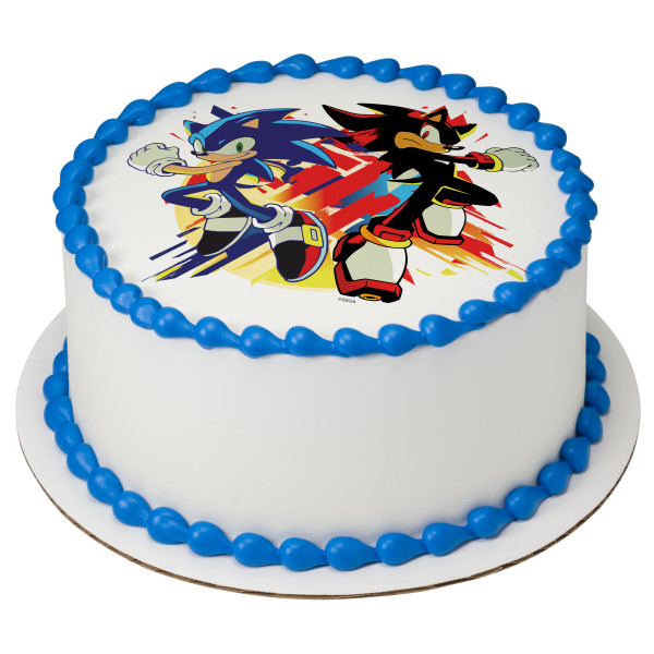 Sonic and Shadow PhotoCake® Edible Image®
