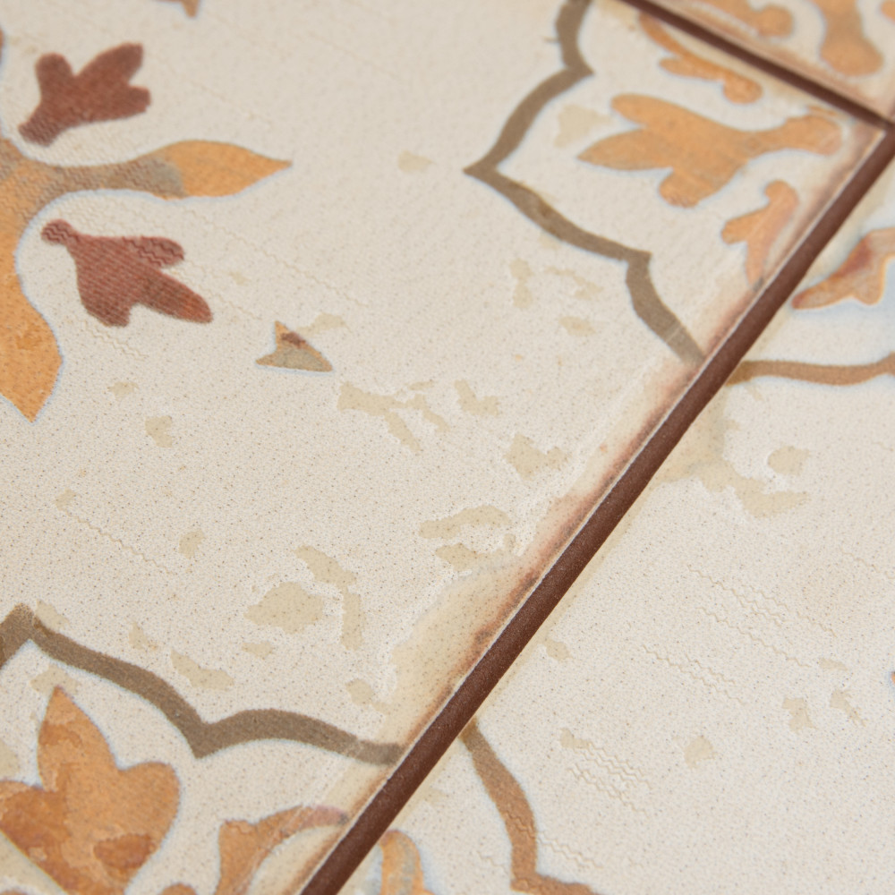 Mirambel Marron 13 in. x 13 in. Ceramic Floor and Wall Tile