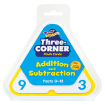 TREND Addition and Subtraction Three-Corner&reg; Flash Cards T-1670
