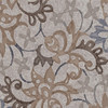 Heritage Grey 8×8 Florita Decorative Tile Matte Rectified