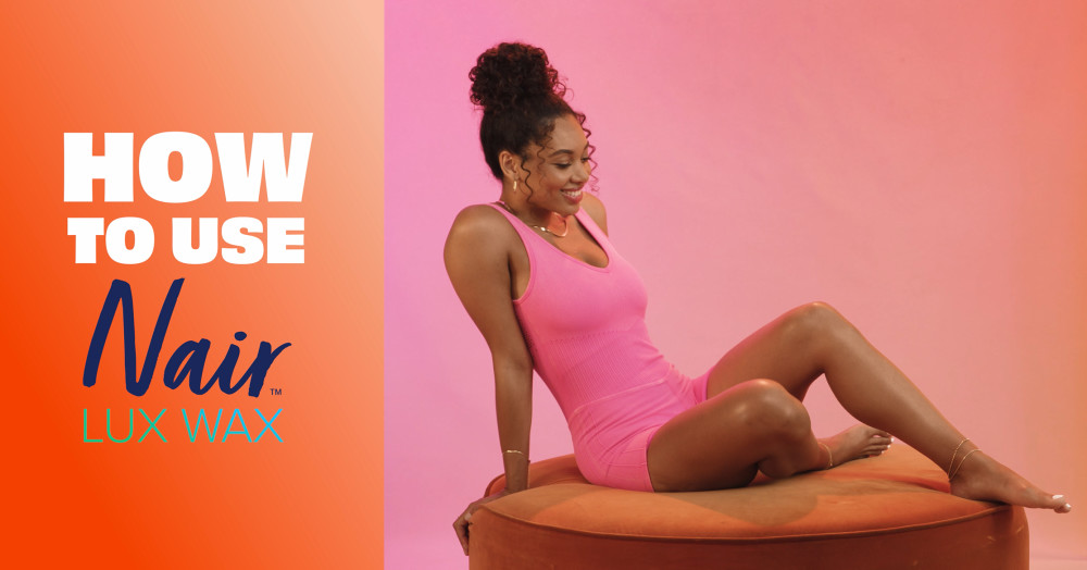 thumbnail video image 3 of Nair Lux Wax, Stripless Hot Waxing Kit for Women at Home, 7.05 Oz, 3 of 15