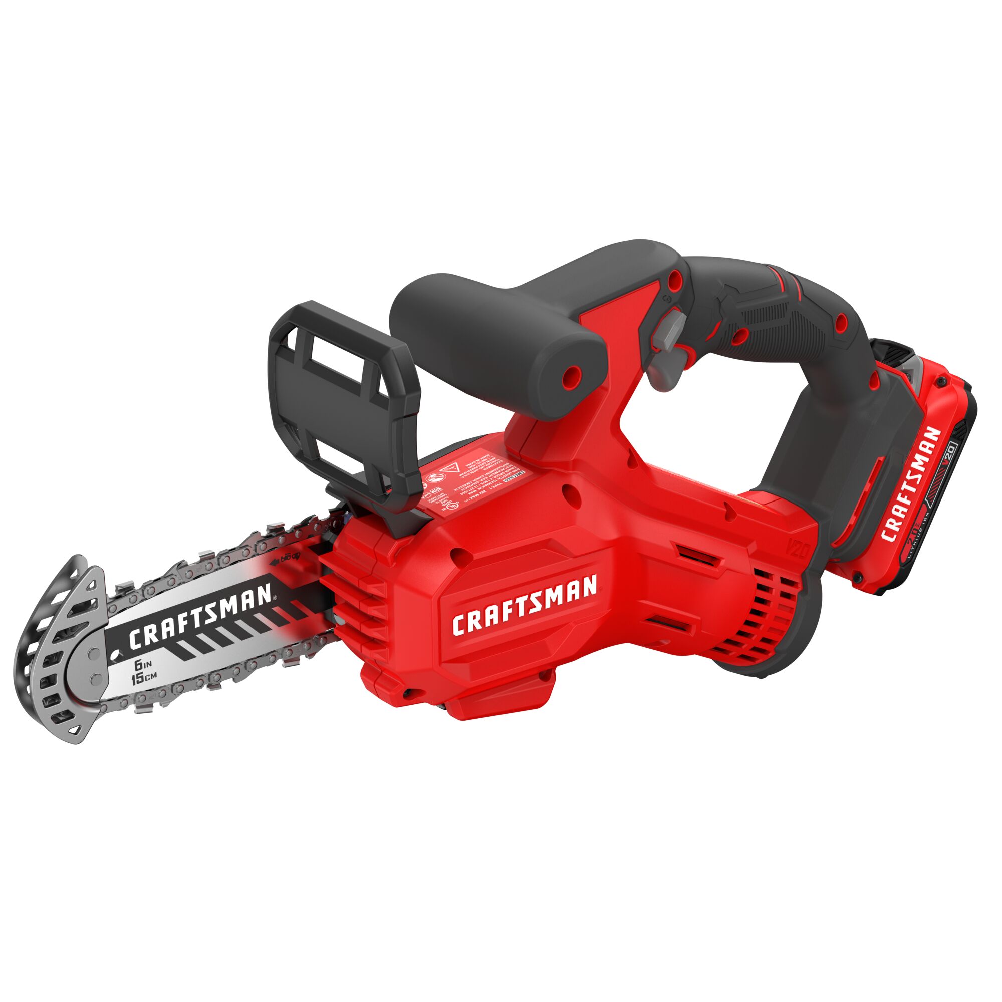 V20 Cordless Pruning Chainsaw on white background