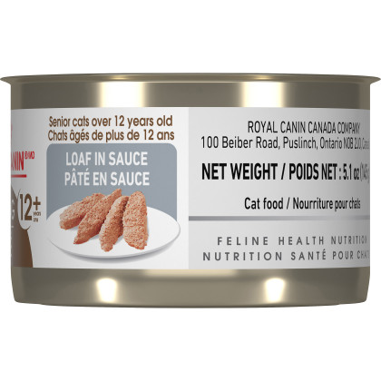 Royal Canin Feline Health Nutrition Aging 12+ Loaf In Sauce Canned Cat Food