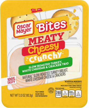 Natural Slow Roasted Turkey Breast, White Cheddar Cheese & Whole Wheat Crackers