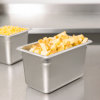 Fourth-size 6-inch-deep Super Pan V® stainless steel steam table pan
