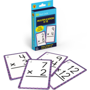 Multiplication 0 to 12 Flash Cards, 54 Cards