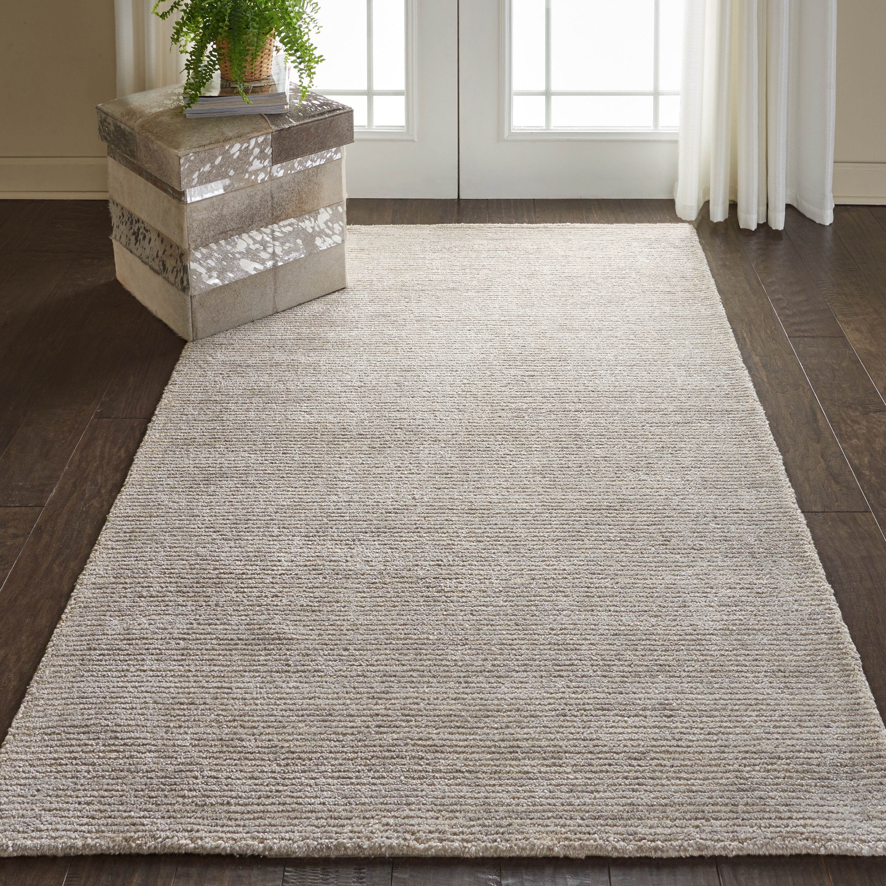 Nourison Weston 3'9" x 5'9" Vapor Modern Indoor Rug