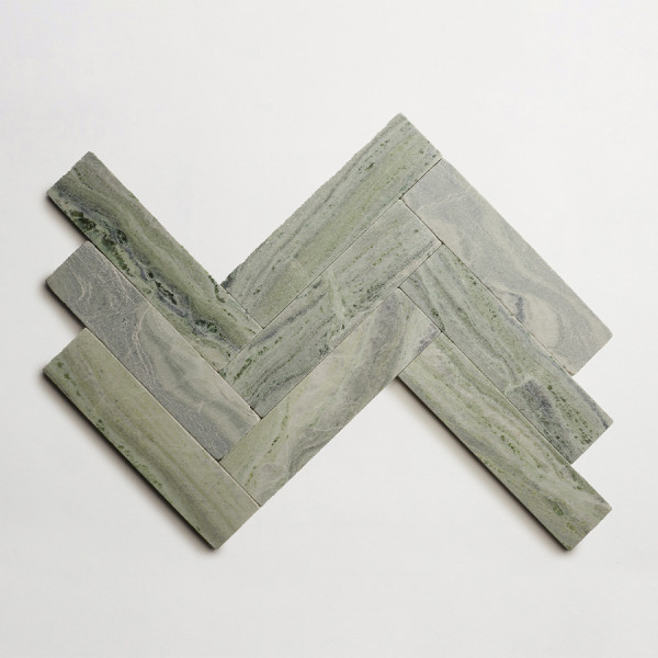 clé lapidary: pantry pavers | blade | tumbled | jade green 