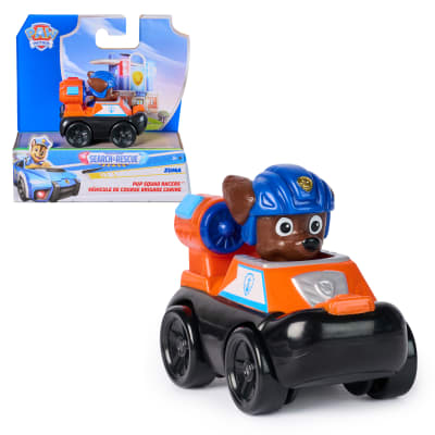 PAW Patrol: Search & Rescue, Zuma Pup Squad Racer, 2.5-Inch Racer with Real Working Wheels, Pretend Play Kids Toys for Boys & Girls Ages 3 and Up