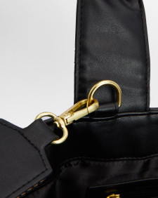 Battersea Quilted Mini Tote Bag Classic Black
