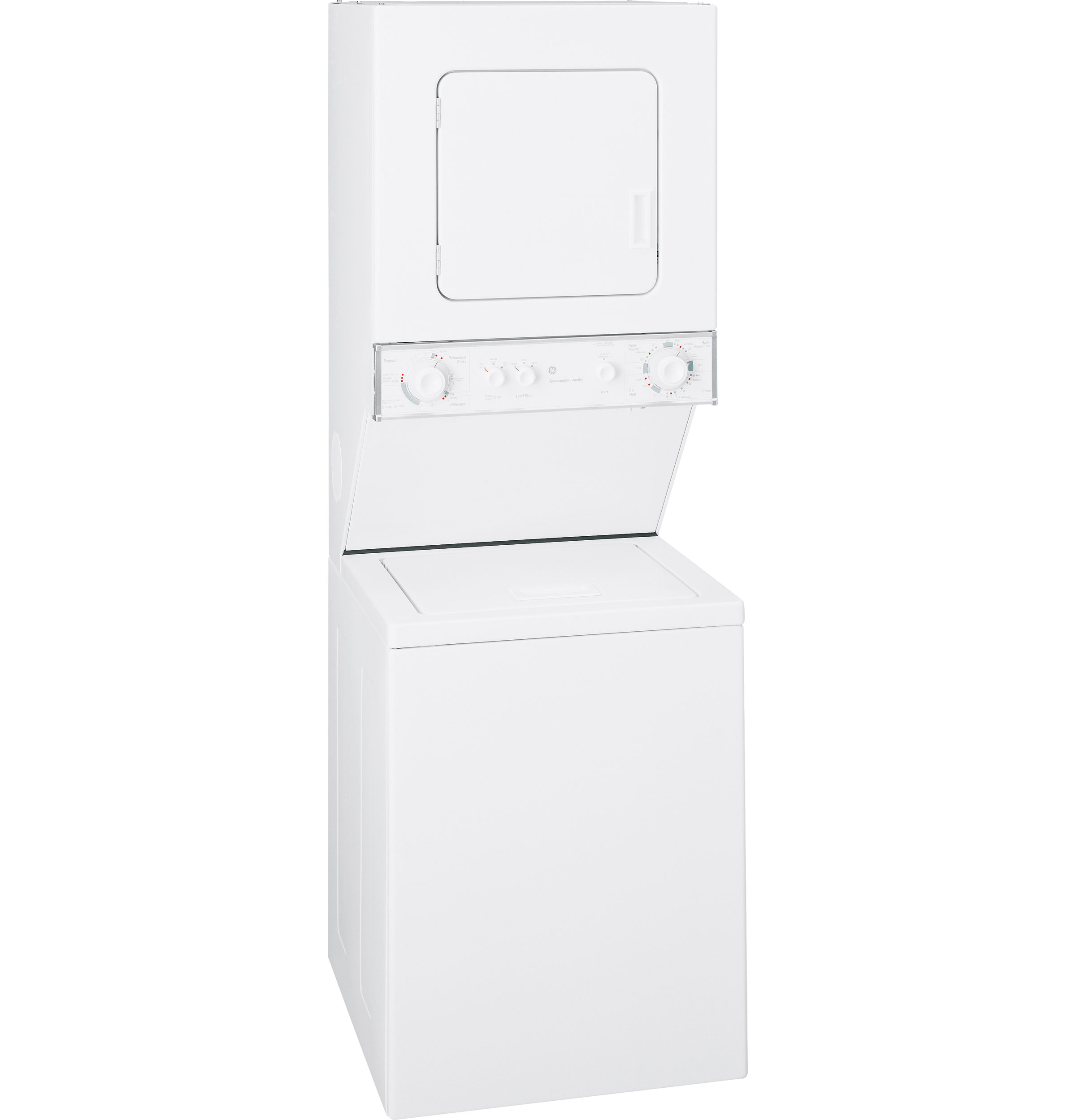 GE Unitized Spacemaker® Washer and Gas Dryer