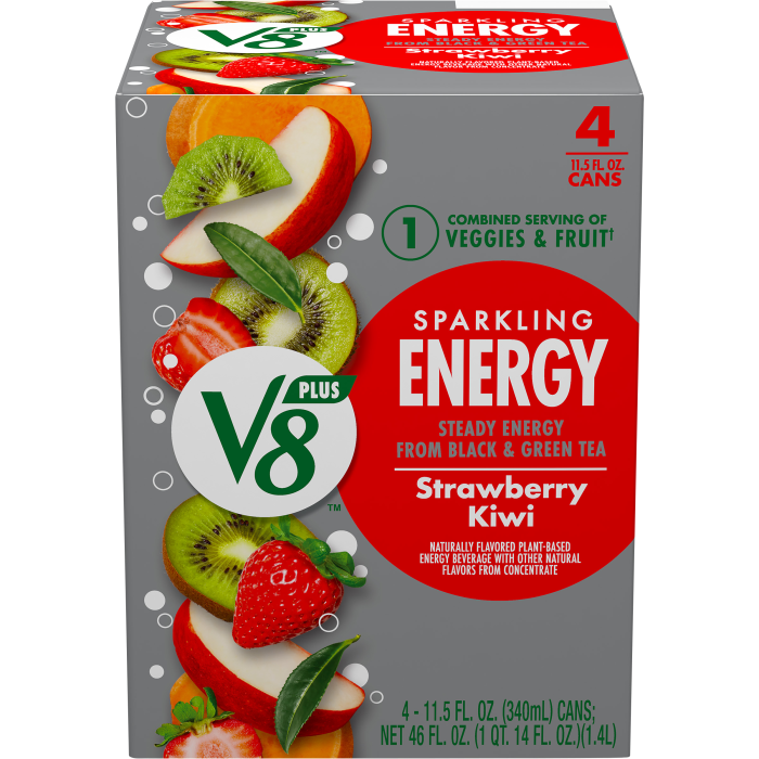 Sparkling Strawberry Kiwi Energy Drink